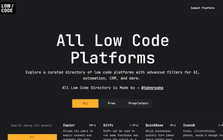 Low Code Platforms - 1