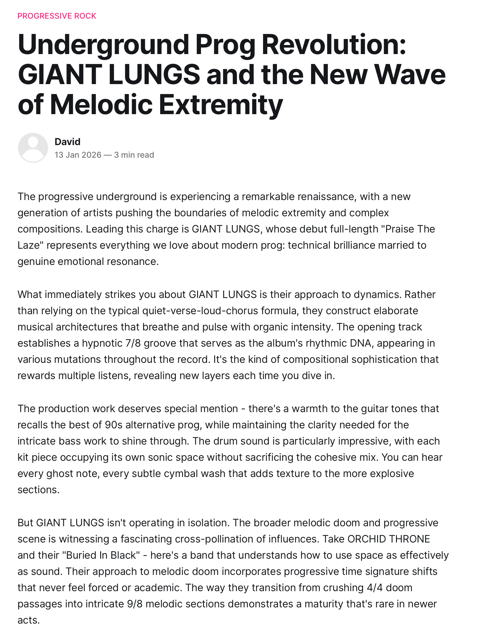 Automated Music Newsletter - 2